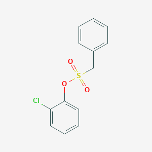 molecular formula C13H11ClO3S B458990 2-Chlorophenyl phenylmethanesulfonate CAS No. 62162-73-6