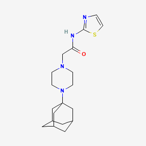 2-[4-(ADAMANTAN-1-YL)PIPERAZIN-1-YL]-N-(13-THIAZOL-2-YL)ACETAMIDE