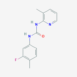 N-(3-FLUORO-4-METHYLPHENYL)-N'-(3-METHYL-2-PYRIDYL)UREA