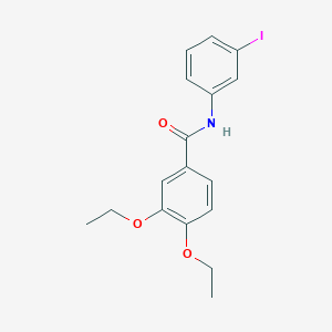 molecular formula C17H18INO3 B4590085 3,4-diethoxy-N-(3-iodophenyl)benzamide 