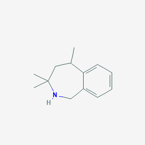 molecular formula C13H19N B459010 3,3,5-trimethyl-2,3,4,5-tetrahydro-1H-2-benzazepine 