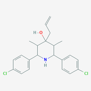 4-Allyl-2,6-bis(4-chlorophenyl)-3,5-dimethyl-4-piperidinol