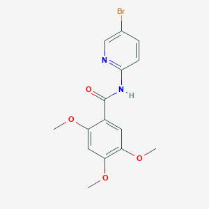 N-(5-bromo-2-pyridinyl)-2,4,5-trimethoxybenzamide