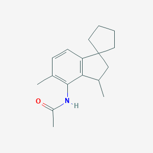 N-(3',5'-dimethyl-2',3'-dihydrospiro[cyclopentane-1,1'-inden]-4'-yl)acetamide