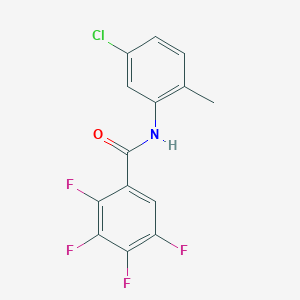 N-(5-chloro-2-methylphenyl)-2,3,4,5-tetrafluorobenzamide