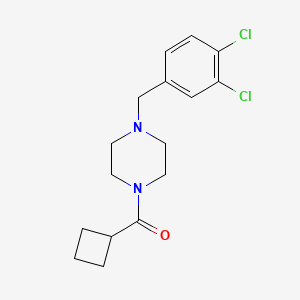 1-(cyclobutylcarbonyl)-4-(3,4-dichlorobenzyl)piperazine