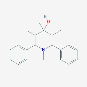molecular formula C21H27NO B459021 1,3,4,5-Tetramethyl-2,6-diphenylpiperidin-4-ol CAS No. 494791-81-0