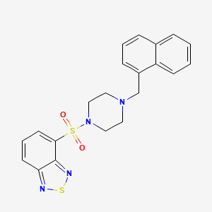 4-{[4-(1-naphthylmethyl)-1-piperazinyl]sulfonyl}-2,1,3-benzothiadiazole