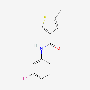 N-(3-fluorophenyl)-5-methylthiophene-3-carboxamide