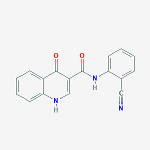 N-(2-cyanophenyl)-4-hydroxy-3-quinolinecarboxamide