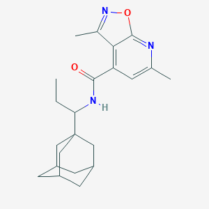 N-[1-(1-adamantyl)propyl]-3,6-dimethylisoxazolo[5,4-b]pyridine-4-carboxamide