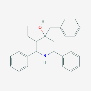 4-Benzyl-3-ethyl-2,6-diphenylpiperidin-4-ol