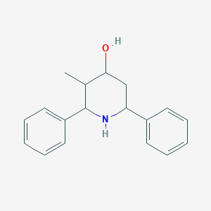 molecular formula C18H21NO B459031 3-Methyl-2,6-diphenyl-4-piperidinol 