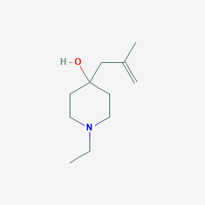 1-Ethyl-4-(2-methylprop-2-enyl)piperidin-4-ol