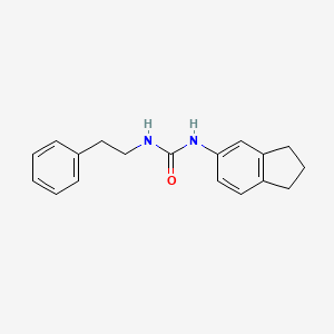 N-(2,3-DIHYDRO-1H-INDEN-5-YL)-N'-PHENETHYLUREA