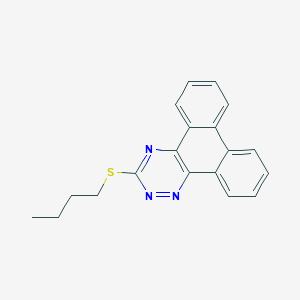 molecular formula C19H17N3S B459038 3-(Butylthio)phenanthro[9,10-e][1,2,4]triazine 