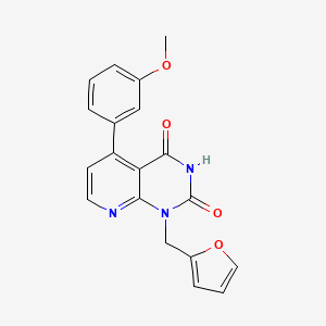 1-(2-furylmethyl)-5-(3-methoxyphenyl)pyrido[2,3-d]pyrimidine-2,4(1H,3H)-dione