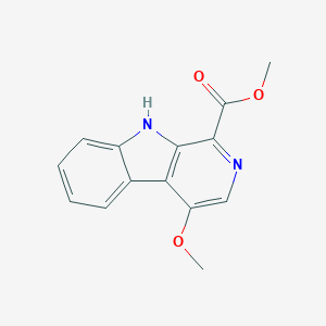 B045904 methyl 4-methoxy-9H-pyrido[3,4-b]indole-1-carboxylate CAS No. 60807-25-2