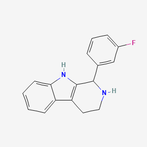 molecular formula C17H15FN2 B4590418 1-(3-fluorophenyl)-2,3,4,9-tetrahydro-1H-beta-carboline 