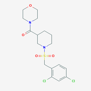 4-({1-[(2,4-dichlorobenzyl)sulfonyl]-3-piperidinyl}carbonyl)morpholine