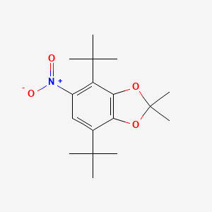 4,7-Ditert-butyl-2,2-dimethyl-5-nitro-1,3-benzodioxole