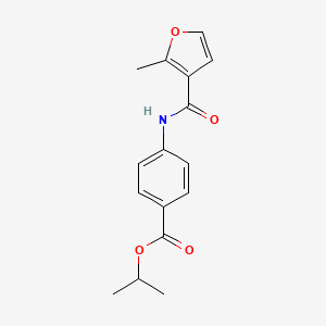 ISOPROPYL 4-{[(2-METHYL-3-FURYL)CARBONYL]AMINO}BENZOATE