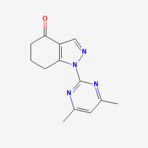 1-(4,6-dimethylpyrimidin-2-yl)-4,5,6,7-tetrahydro-1H-indazol-4-one