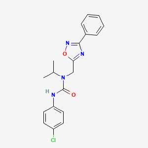 N'-(4-chlorophenyl)-N-isopropyl-N-[(3-phenyl-1,2,4-oxadiazol-5-yl)methyl]urea