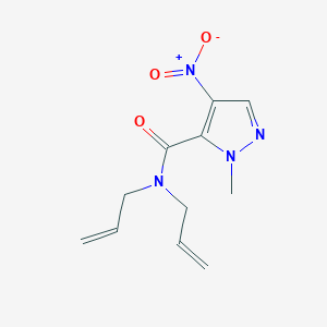 N,N-diallyl-1-methyl-4-nitro-1H-pyrazole-5-carboxamide