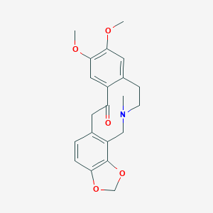 molecular formula C21H23NO5 B045906 隐花红碱 CAS No. 482-74-6