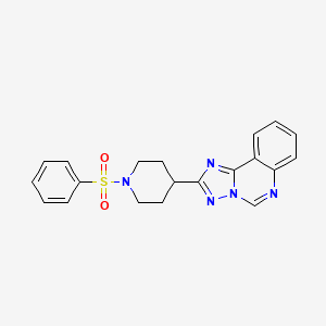 2-[1-(PHENYLSULFONYL)-4-PIPERIDYL][1,2,4]TRIAZOLO[1,5-C]QUINAZOLINE