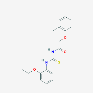 2-(2,4-dimethylphenoxy)-N-[(2-ethoxyphenyl)carbamothioyl]acetamide