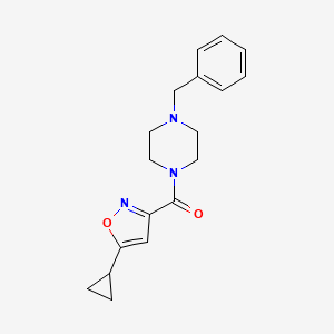 1-benzyl-4-[(5-cyclopropyl-3-isoxazolyl)carbonyl]piperazine