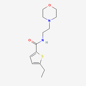 5-ethyl-N-[2-(morpholin-4-yl)ethyl]thiophene-2-carboxamide