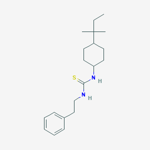 N-[4-(1,1-dimethylpropyl)cyclohexyl]-N'-(2-phenylethyl)thiourea