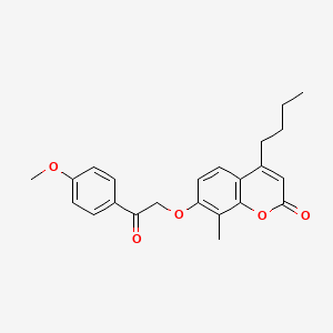 4-butyl-7-[2-(4-methoxyphenyl)-2-oxoethoxy]-8-methyl-2H-chromen-2-one