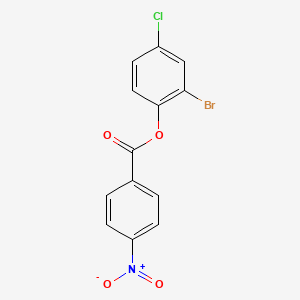 2-bromo-4-chlorophenyl 4-nitrobenzoate