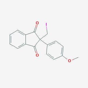 2-(iodomethyl)-2-(4-methoxyphenyl)-1H-indene-1,3(2H)-dione