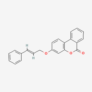 3-{[(2E)-3-phenylprop-2-en-1-yl]oxy}-6H-benzo[c]chromen-6-one