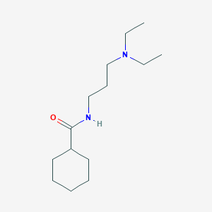 N-[3-(diethylamino)propyl]cyclohexanecarboxamide