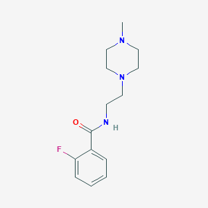 2-fluoro-N-[2-(4-methyl-1-piperazinyl)ethyl]benzamide