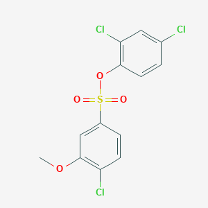 2,4-dichlorophenyl 4-chloro-3-methoxybenzenesulfonate