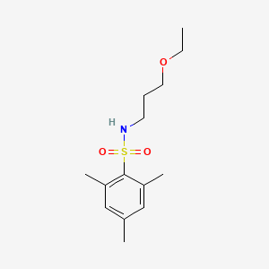 N-(3-ethoxypropyl)-2,4,6-trimethylbenzenesulfonamide