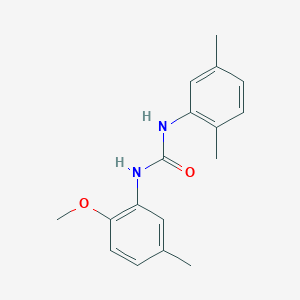 molecular formula C17H20N2O2 B4591255 N-(2,5-dimethylphenyl)-N'-(2-methoxy-5-methylphenyl)urea 