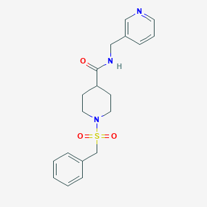 1-PHENYLMETHANESULFONYL-N-[(PYRIDIN-3-YL)METHYL]PIPERIDINE-4-CARBOXAMIDE