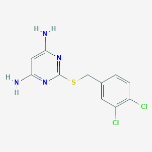 2-[(3,4-Dichlorobenzyl)sulfanyl]-4,6-pyrimidinediamine