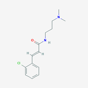 3-(2-chlorophenyl)-N-[3-(dimethylamino)propyl]acrylamide