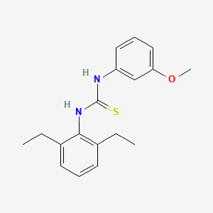 N-(2,6-diethylphenyl)-N'-(3-methoxyphenyl)thiourea