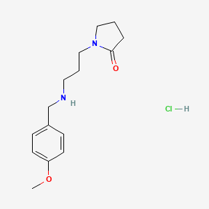 1-{3-[(4-methoxybenzyl)amino]propyl}-2-pyrrolidinone hydrochloride