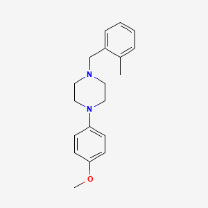 1-(4-Methoxyphenyl)-4-[(2-methylphenyl)methyl]piperazine